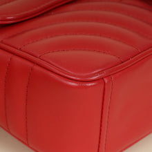 Prada Red Diagramme Flap Bag