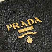 Prada Black Vitello Diano Soft Tote Bag