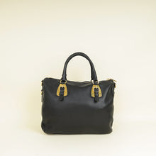 Prada Black Vitello Diano Soft Tote Bag