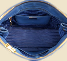 Prada Blue Galleria Tote Large Bag