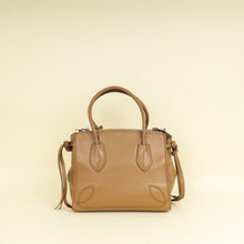 Prada Caramel Tassel Twin Pocket Tote Bag