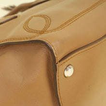Prada Caramel Tassel Twin Pocket Tote Bag