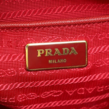 Prada Red Parabole Tote Bag