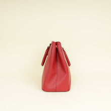 Prada Red Parabole Tote Bag