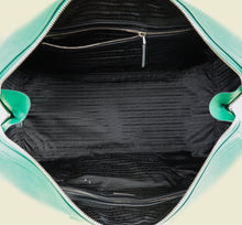 Prada Green Travel Duffle Bag