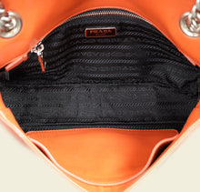Prada Orange Flap Chain Shoulder Bag