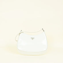 Prada White Cleo Brushed Small Shoulder Bag