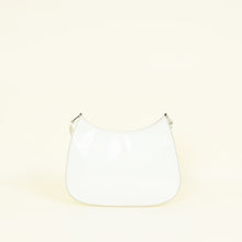 Prada White Cleo Brushed Small Shoulder Bag