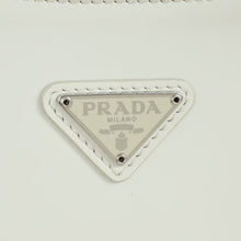 Prada White Cleo Brushed Small Shoulder Bag