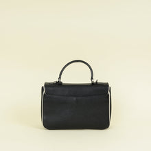 Prada Black Sound Lock Top Handle Flap Bag