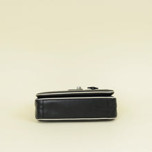 Prada Black Sound Lock Top Handle Flap Bag
