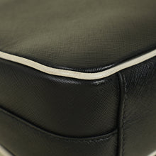 Prada Black Sound Lock Top Handle Flap Bag