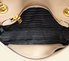 Prada Beige Flap Chain Bag