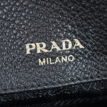 Prada Black Vitello Daino Mini Tote Bag