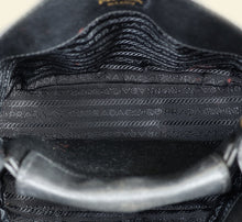 Prada Black Vitello Daino Mini Tote Bag
