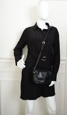 Prada Black Camera Crossbody Bag