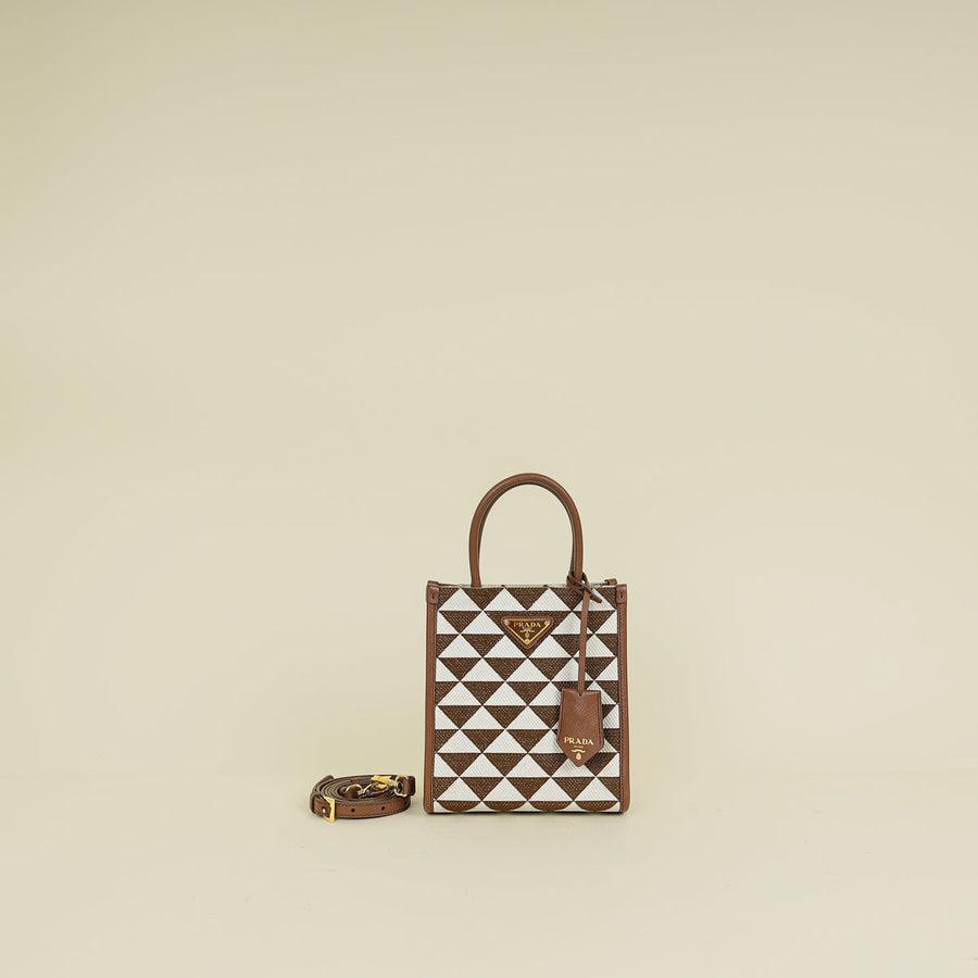 Prada Brown Symbole Mini Bag