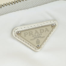 Prada White Re-Nylon Pouch Belt