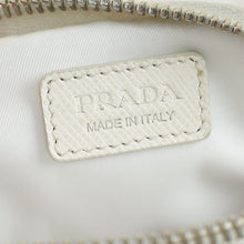 Prada White Re-Nylon Pouch Belt