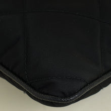 Prada Black Nylon Quilted Pochette Bag