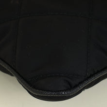 Prada Black Nylon Quilted Pochette Bag