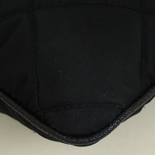 Prada Black Nylon Quilted Pochette Bag