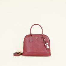 Prada Burgundy Open Promenade Bag