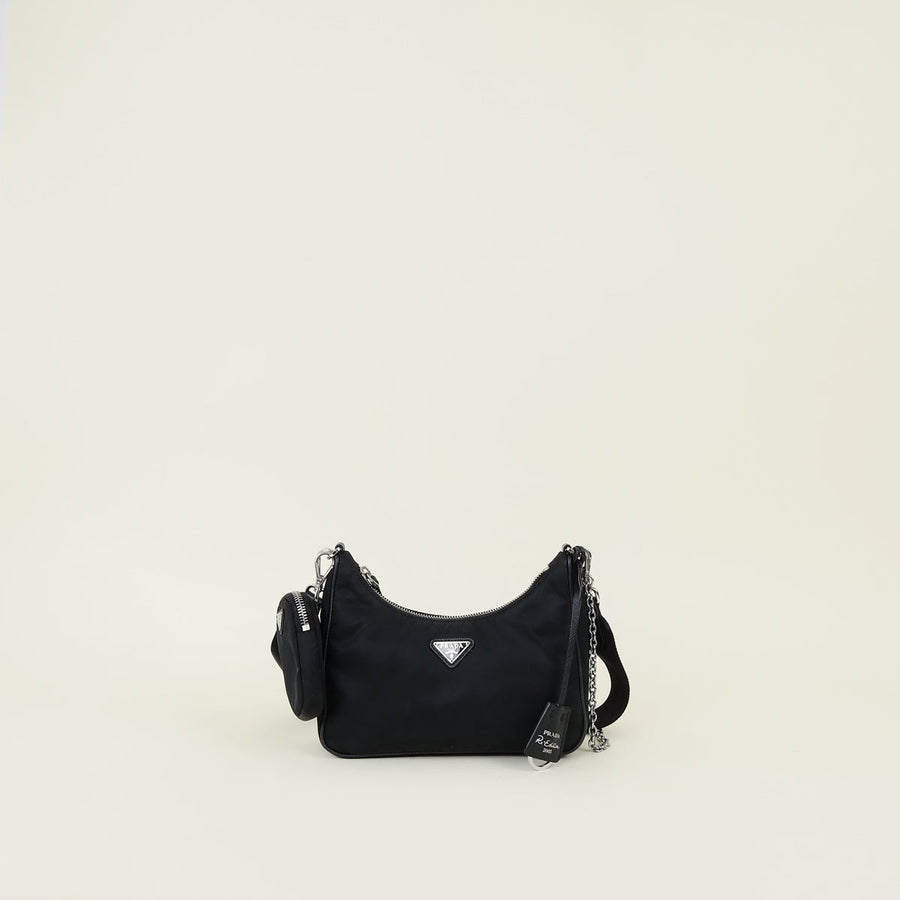 Prada Black Re-Edition 2005 Re-Nylon Bag