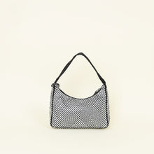 Prada Black Crystal-Embellished Satin Re-Edition 2000 Mini Bag