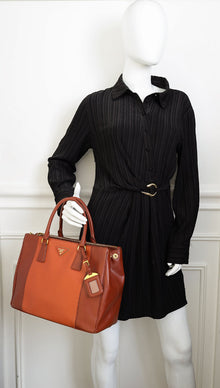 Prada Bicolor Galleria Tote Large Bag
