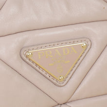 Prada Beige Pink System Patchwork Shoulder Bag
