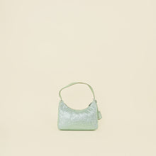 Prada Aqua Green Crystal-Embellished Satin Re-Edition 2000 Mini Bag