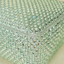Prada Aqua Green Crystal-Embellished Satin Re-Edition 2000 Mini Bag