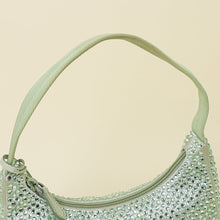 Prada Aqua Green Crystal-Embellished Satin Re-Edition 2000 Mini Bag