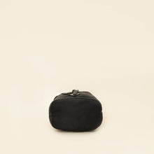 Prada Black Logo Nylon Drawstring Pouch