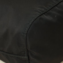 Prada Black Logo Nylon Drawstring Pouch