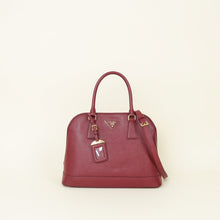 Prada Burgundy Open Promenade Bag