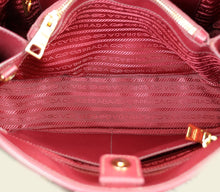 Prada Burgundy Open Promenade Bag