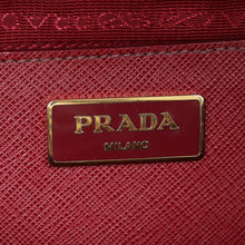 Prada Burgundy Open Promenade Bag