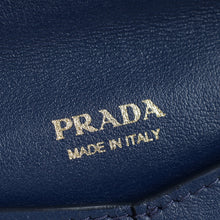 Prada Bluette Envelope Wristlet Chain Clutch