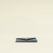 Prada Bluette Envelope Wristlet Chain Clutch