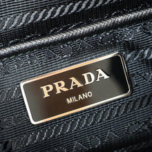 Prada Black Nylon Logo Backpack Bag