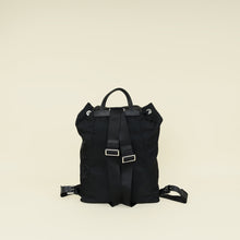 Prada Black Nylon Logo Backpack Bag