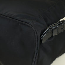 Prada Black Nylon Logo Backpack Bag