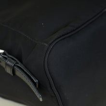 Prada Black Nylon Logo Backpack Bag