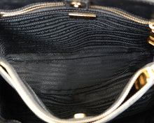 Prada Black Lux Gardener's Small Tote Bag