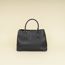 Prada Black Lux Gardener's Small Tote Bag