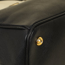 Prada Black Lux Gardener's Small Tote Bag