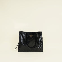Prada Black Large Logo Tote Bag