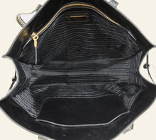 Prada Black Large Logo Tote Bag